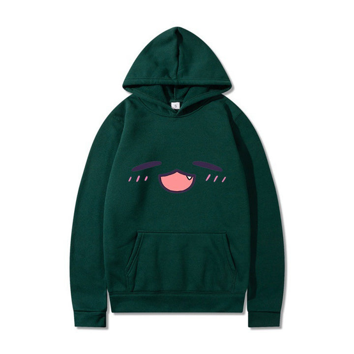 Women's hoodie with cheerful cartoon face and comfortable fit Lisslune