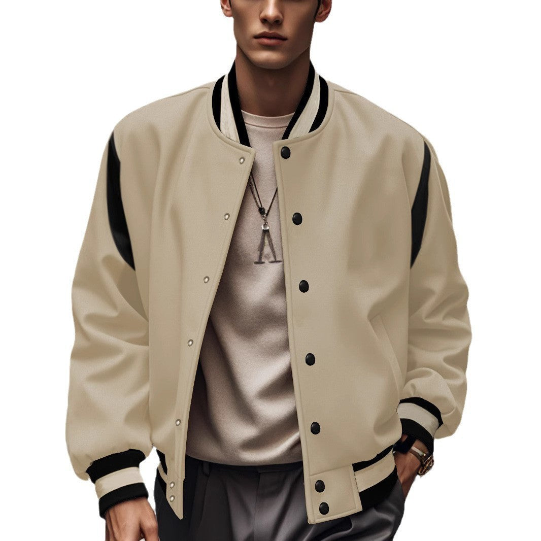 Men's bomber jacket with contrasting sleeves Lisslune