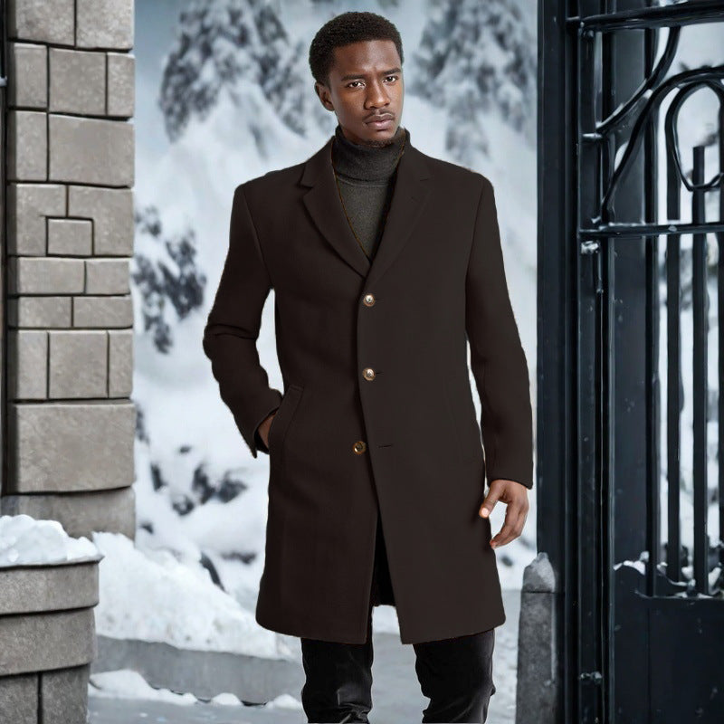 Men's Elegant Long Coat Lisslune