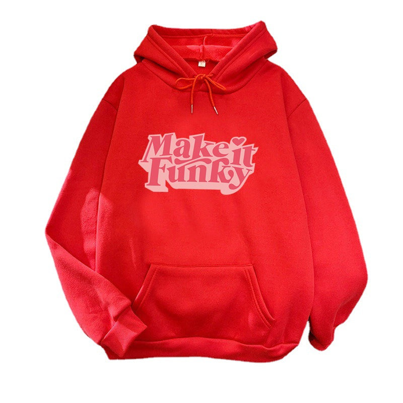 Women's hoodie with striking lettering Lisslune