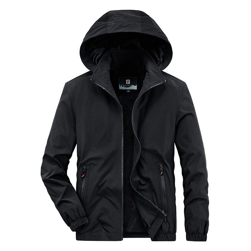 Men's Sporty Transitional Jacket with Innovative Cut Lisslune