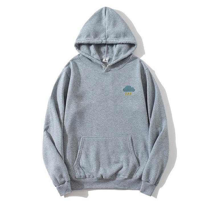 Ladies hoodie with creative cloud design Lisslune