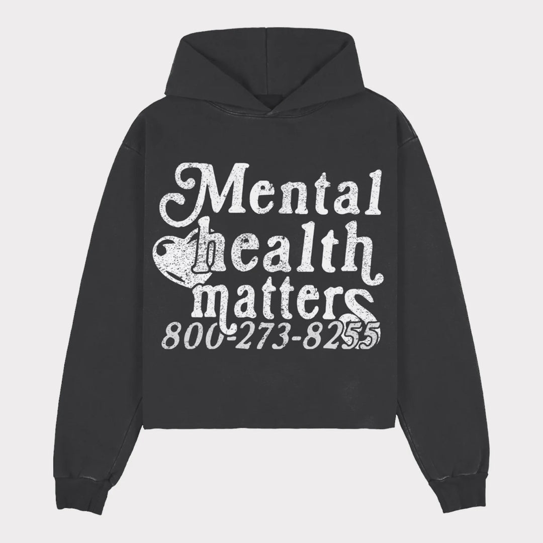 Women's hoodie with statement print Lisslune