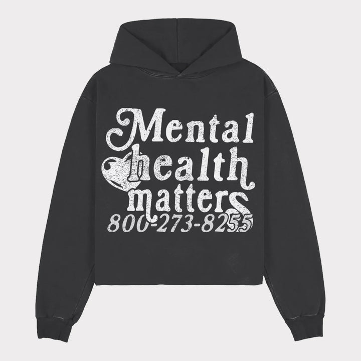 Women's hoodie with statement print Lisslune