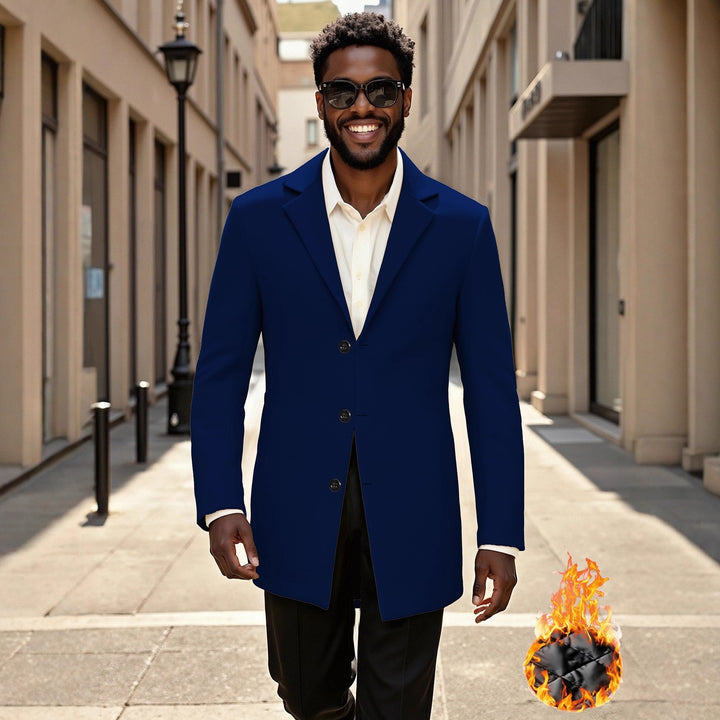 Men's elegant and stylish long coat Lisslune