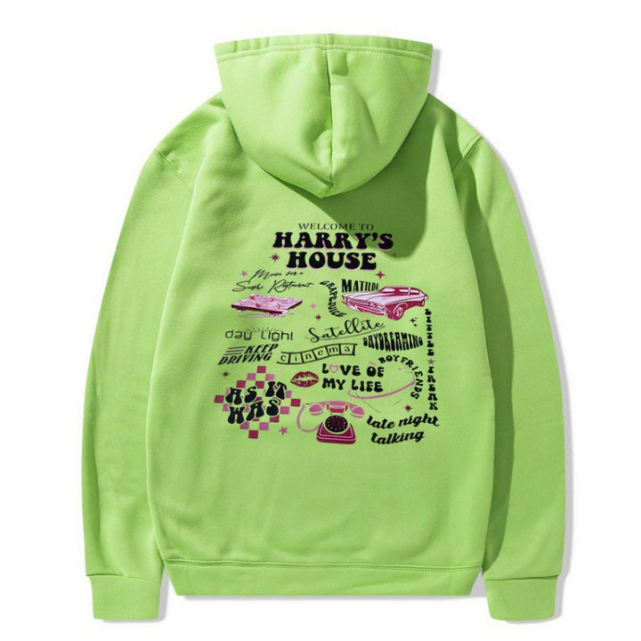 Women's Hooded Sweatshirt with Unique Graphic Design Lisslune