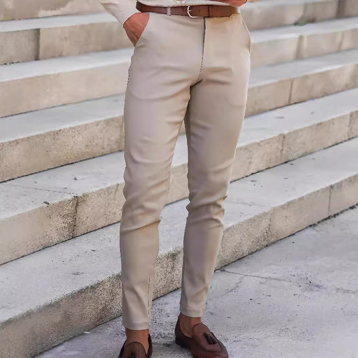 Men's Slim-Fit Pants with innovative stretch material Lisslune