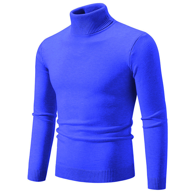 Men's elegant turtleneck sweater made of fine cotton Lisslune