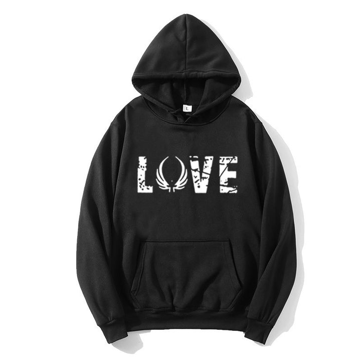 Women's hoodie with inspirational Love design Lisslune