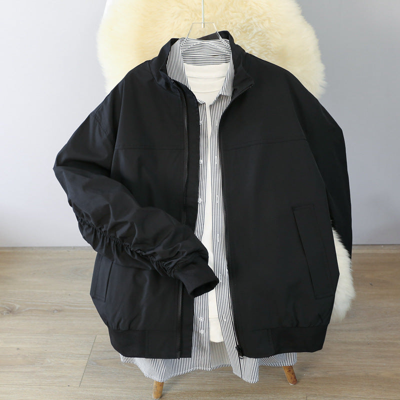 Men's transitional jacket with elastic arm openings and practical pockets Lisslune