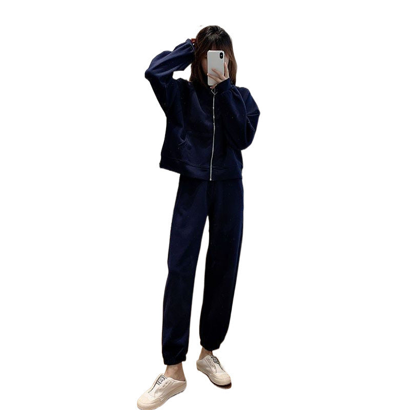 Women's Casual Leisure Set with Relaxed Cut and Practical Pockets Lisslune