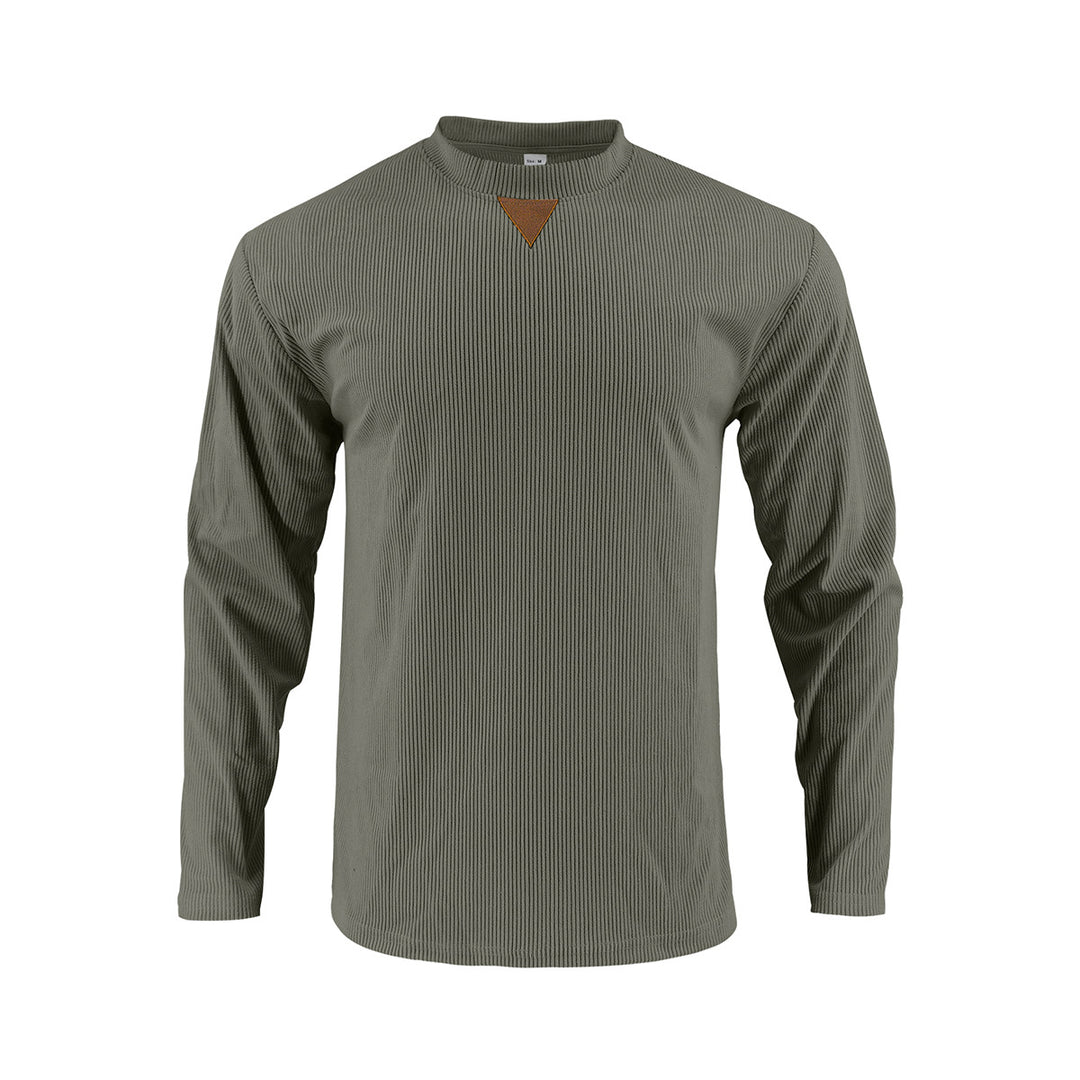 Men's sporty long-sleeve shirt with innovative texture design Lisslune