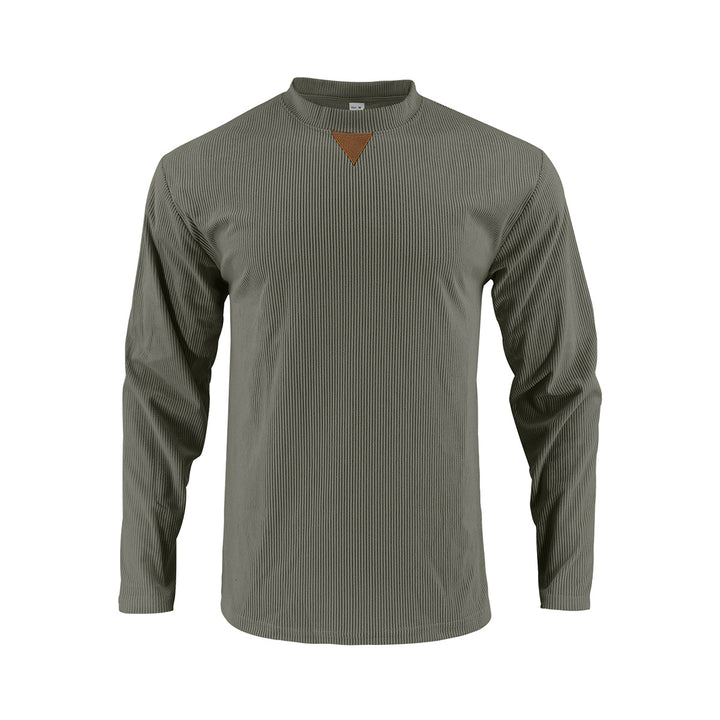 Men's sporty long-sleeve shirt with innovative texture design Lisslune