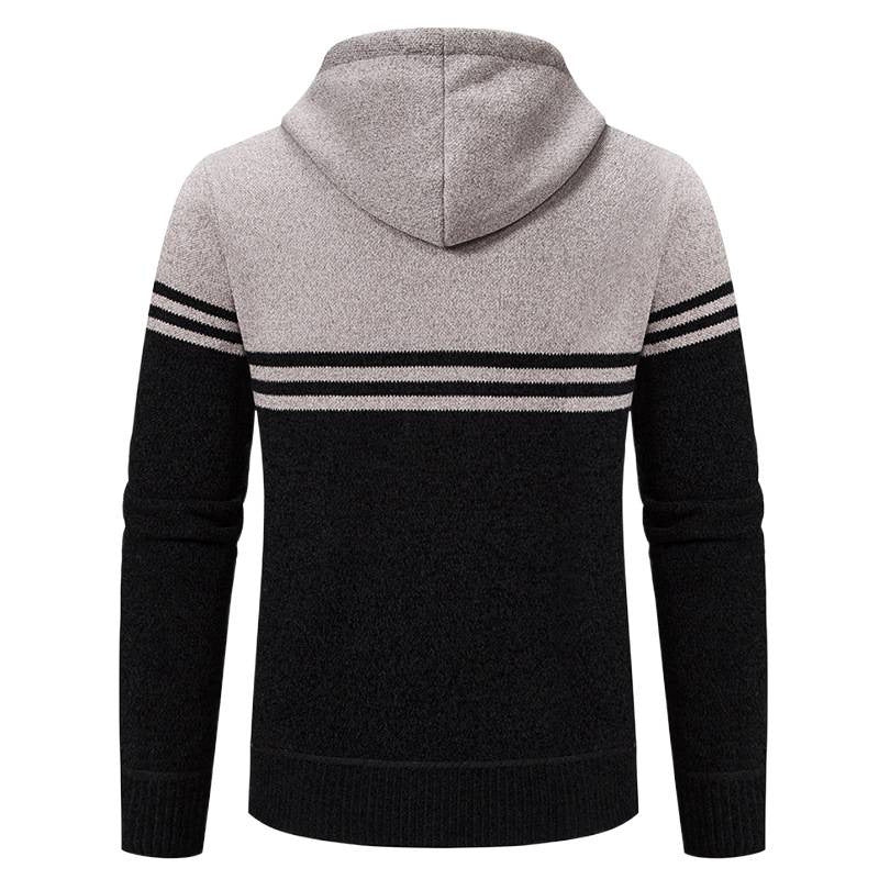 Men's fashionable hoodie with textured design Lisslune