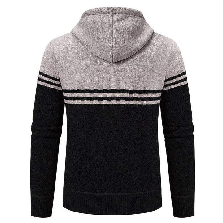 Men's fashionable hoodie with textured design Lisslune