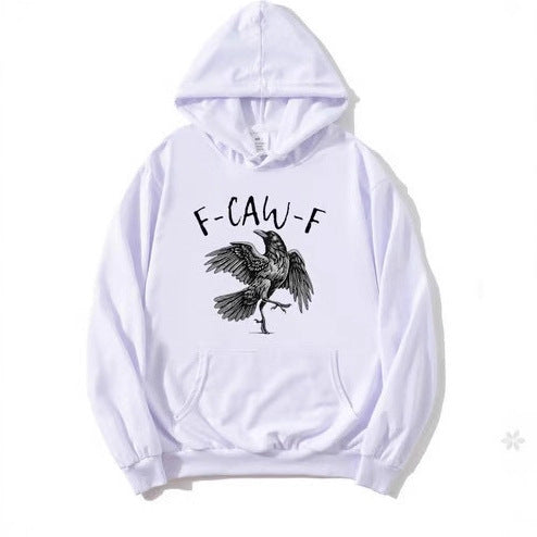 Women's hoodie with creative crow design Lisslune