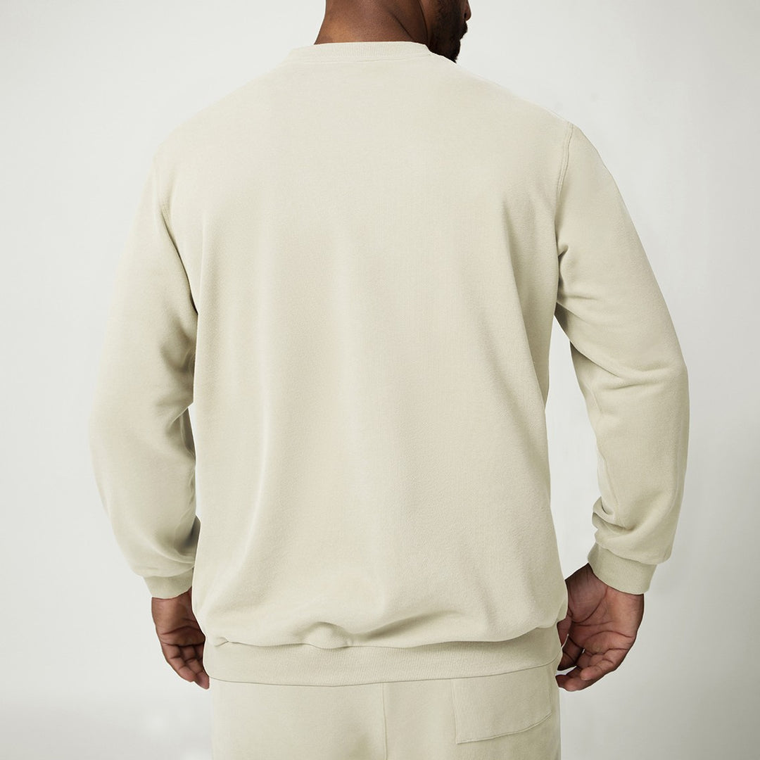 Men's Cozy Sweatshirt with Practical Pockets Lisslune