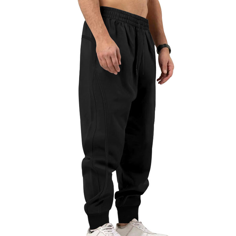 Men's sporty training pants with side zipper Lisslune