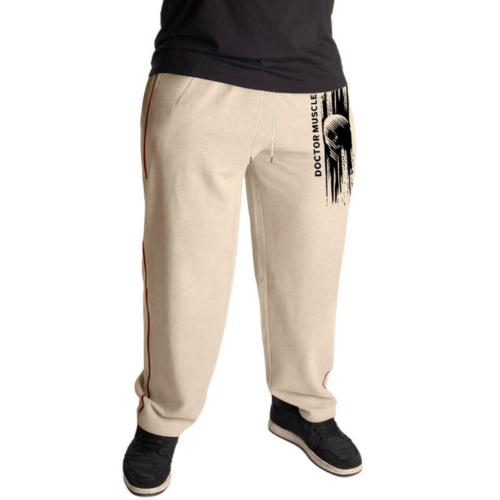 Men's Comfortable Sport Jogging Pants with Side Pockets and Adjustable Drawstring Lisslune
