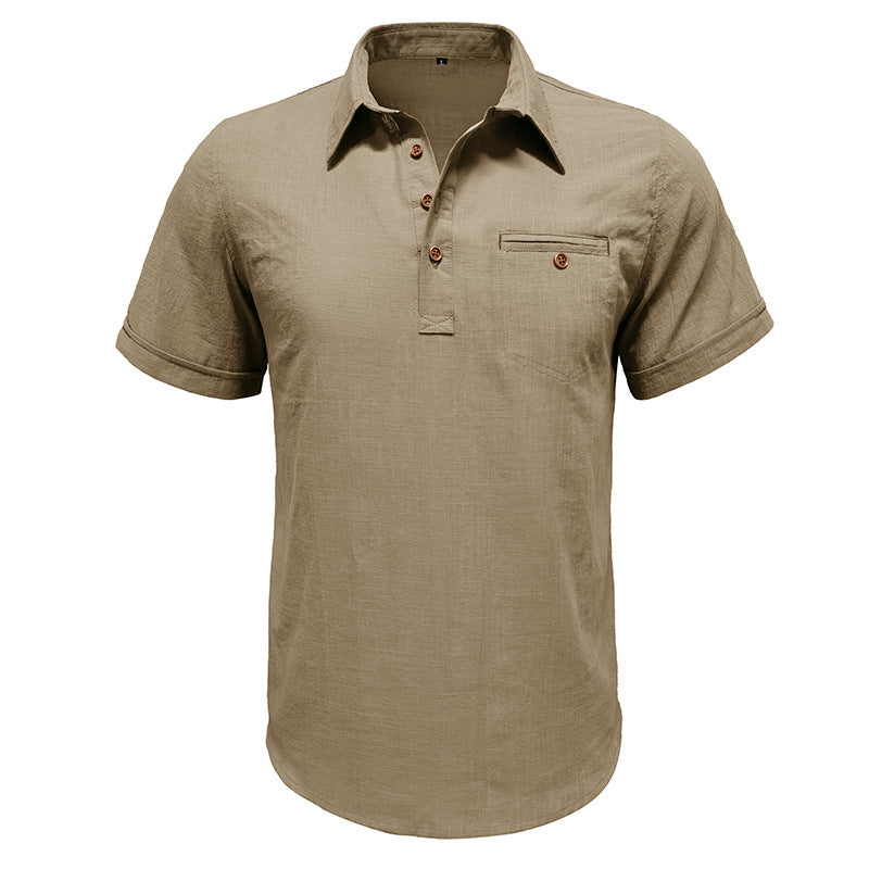 Men's Short Sleeve Shirt Lisslune