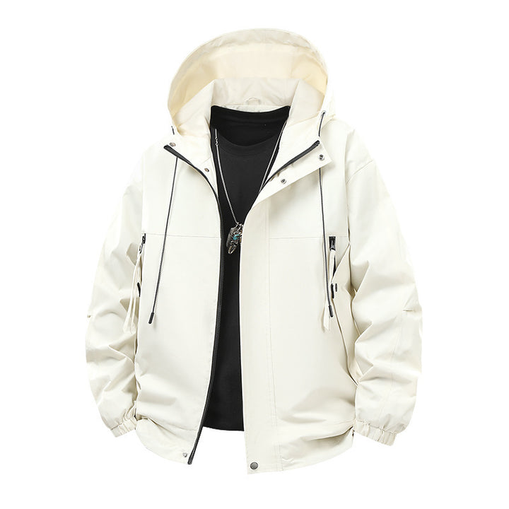 Men's technical outdoor jacket with breathable membrane and multifunctional pockets Lisslune