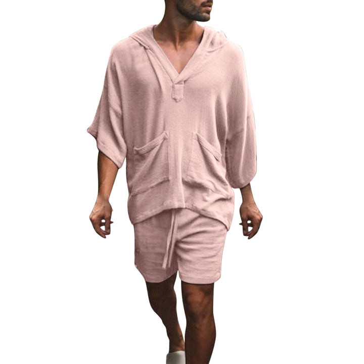 Men's loose hoodie with side pockets and casual fit Lisslune