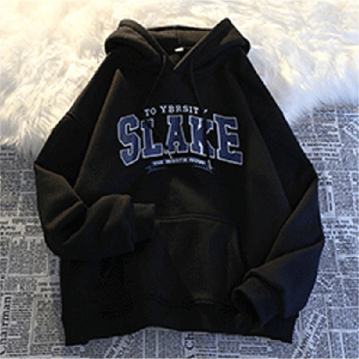 Women's hoodie with casual print and hood Lisslune