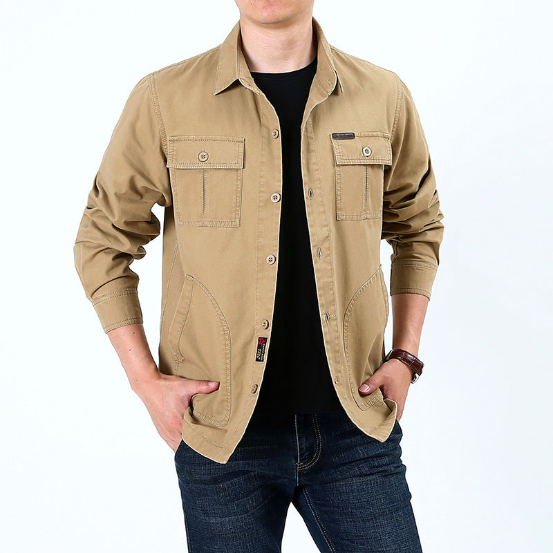 Men's versatile leisure jacket with practical pockets Lisslune