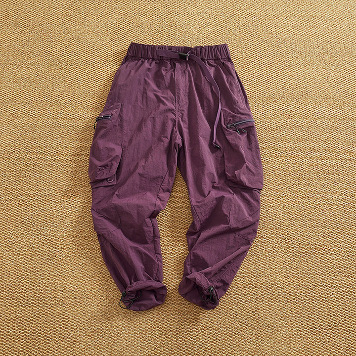Men's cargo pants with practical pockets and elastic waistband Lisslune