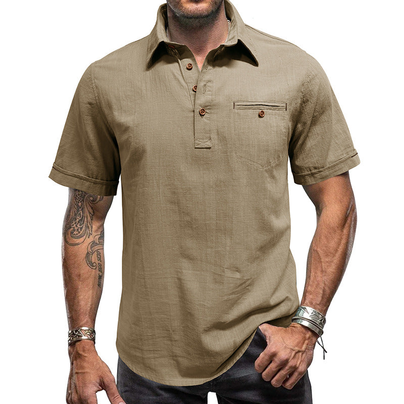 Men's Short Sleeve Shirt Lisslune