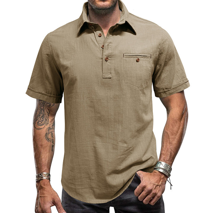 Men's Short Sleeve Shirt Lisslune