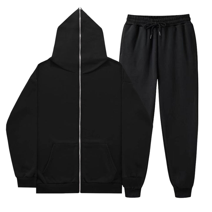 Women's casual set with relaxed zip hoodie and comfortable jogging pants Lisslune