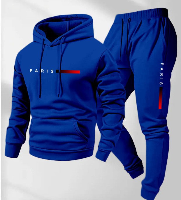 Women’s hoodie and jogging pants set with modern Paris design Lisslune