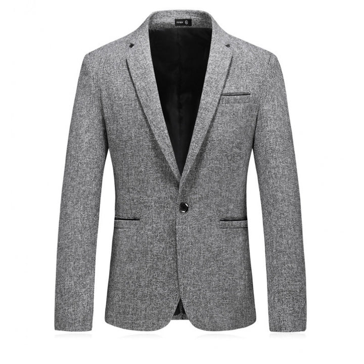 Men's elegant blazer with structured design and slim fit Lisslune