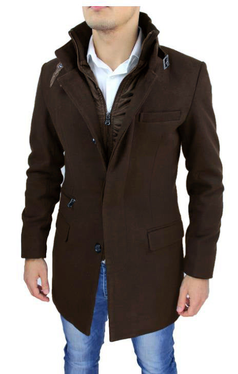 Men's fashionable warm jacket with innovative lining Lisslune