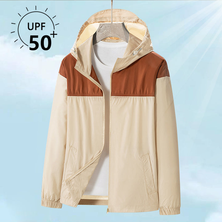 Men's lightweight outdoor jacket with UV protection and practical pockets Lisslune