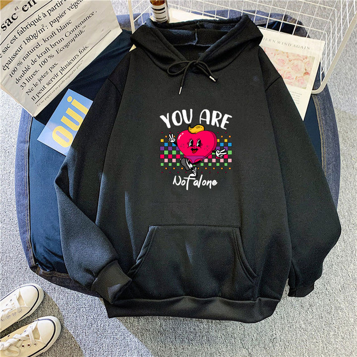 Women's hoodie with funny heart design Lisslune