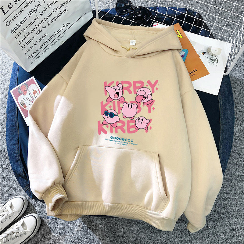 Women's hoodie with playful Kirby motif Lisslune