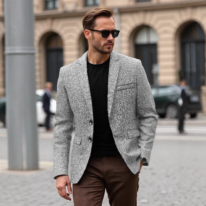 Men's structured casual blazer Lisslune