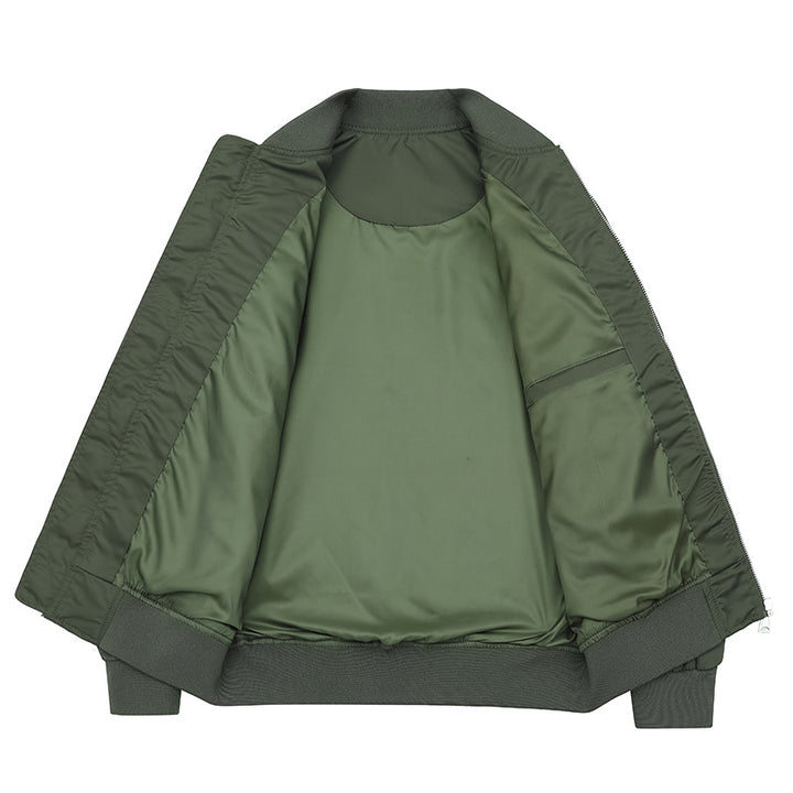 Men's modern bomber jacket with practical zip pockets Lisslune