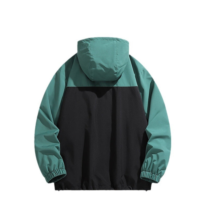 Men's Sporty Functional Jacket with Hood and Water-Repellent Coating Lisslune