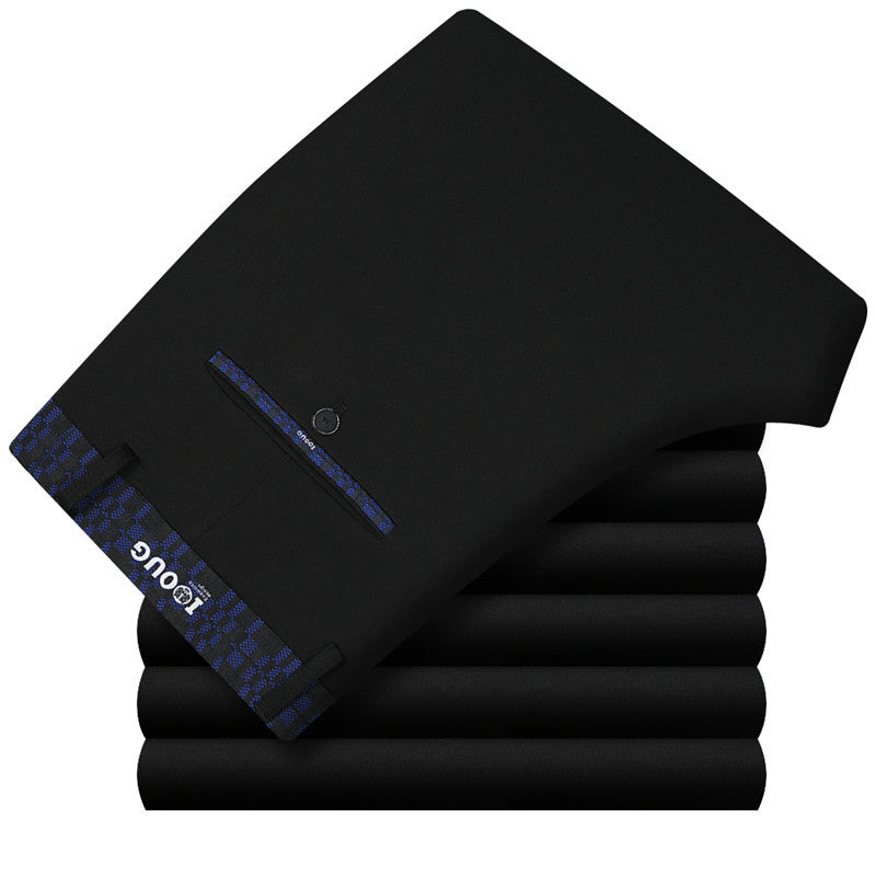 Men's High Quality Fabric Trousers in Elegant Cut Lisslune