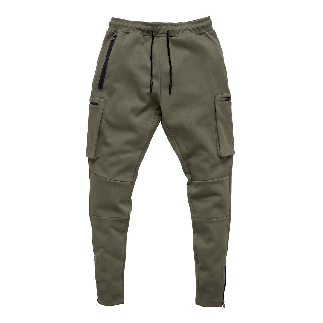 Men's cargo joggers with practical zip pockets and modern cut Lisslune