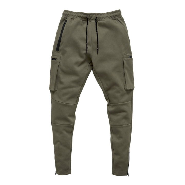 Men's cargo joggers with practical zip pockets and modern cut Lisslune