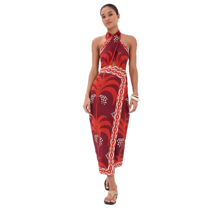 Women's maxi dress with exclusive Boho design Lune London