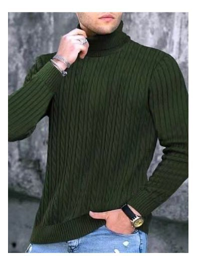 Men's turtleneck sweater made of comfortable knit quality Lisslune