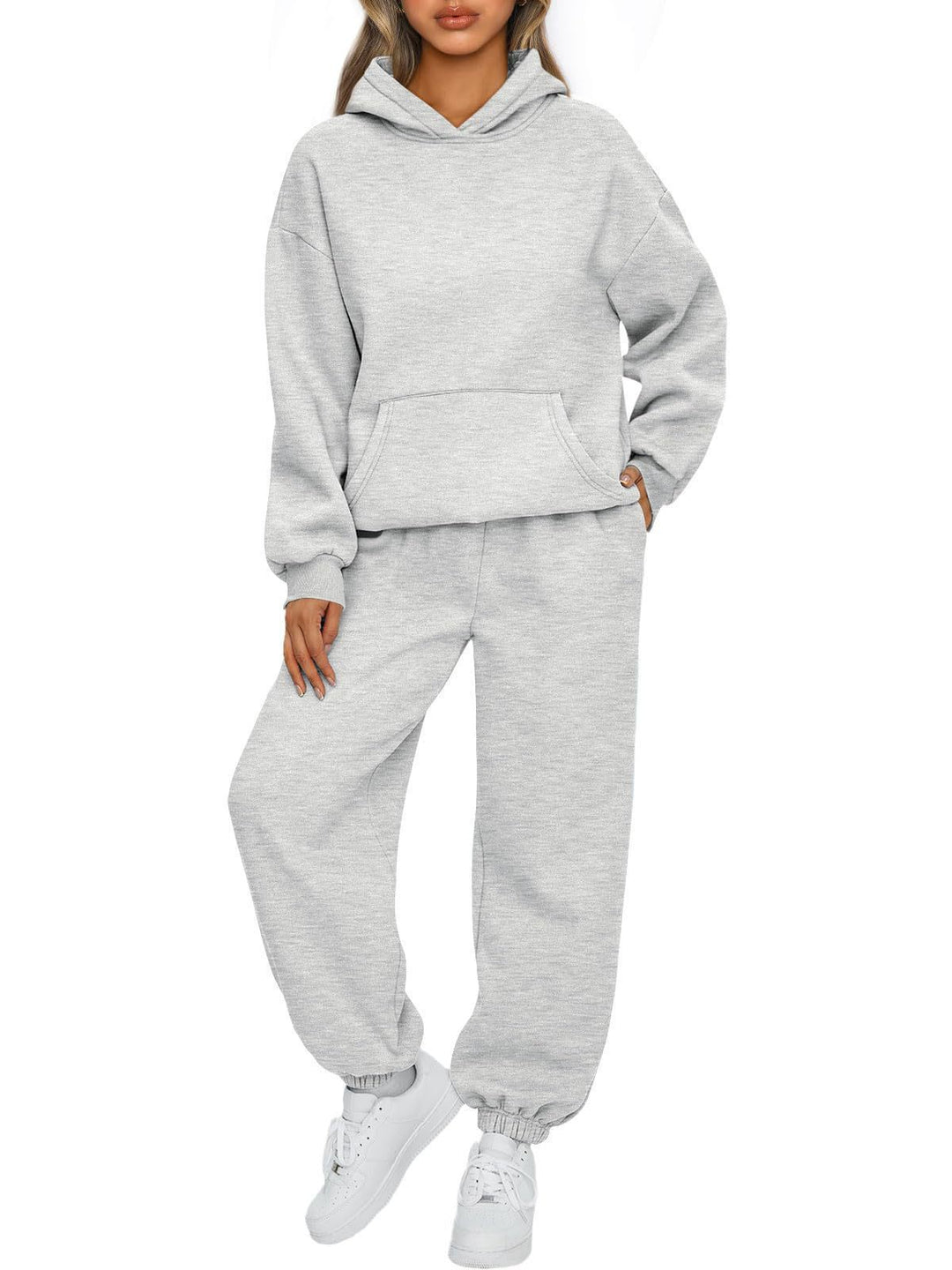 Women's Comfortable Hoodie Suit Made of Soft Sweat Fabric Lisslune