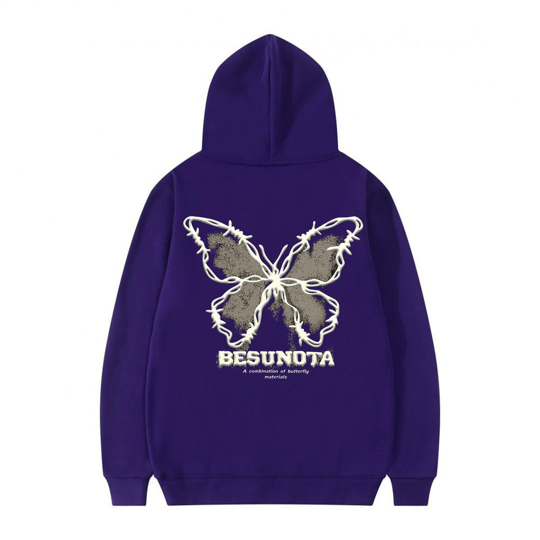 Women's hoodie with creative butterfly motif Lisslune