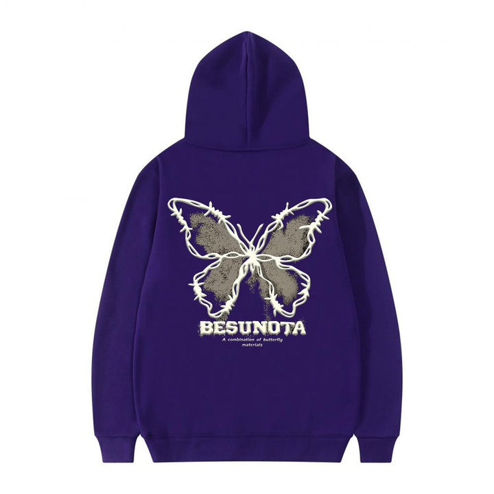 Women's hoodie with creative butterfly motif Lisslune