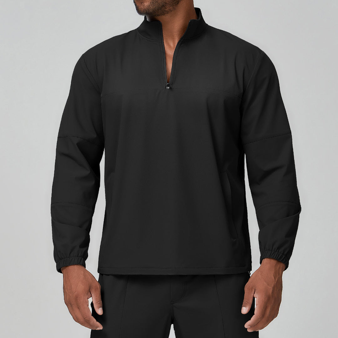 Men's Sporty Jacket with Short Zipper Lisslune